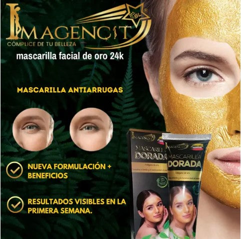 ✨ MASCARILLA COLÁGENO DE ORO  🌟 OroGlow Mask 120g ✨