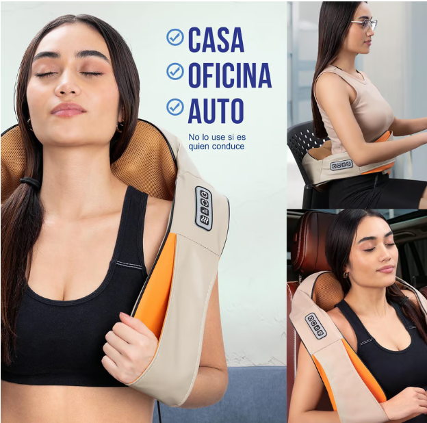 Masajeador Eléctrico de Cuello, Espalda y Cervicales