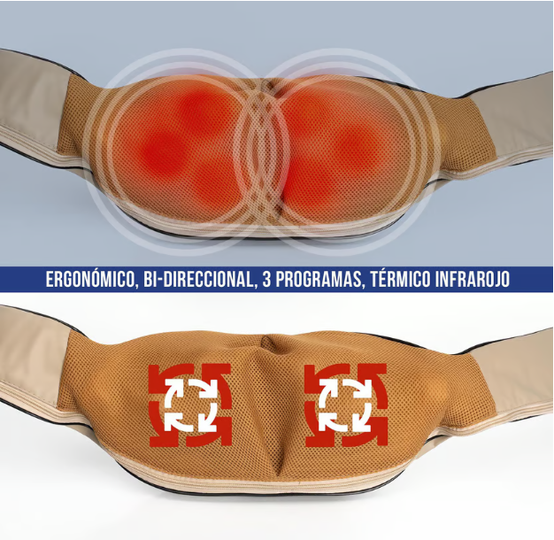 Masajeador Eléctrico de Cuello, Espalda y Cervicales