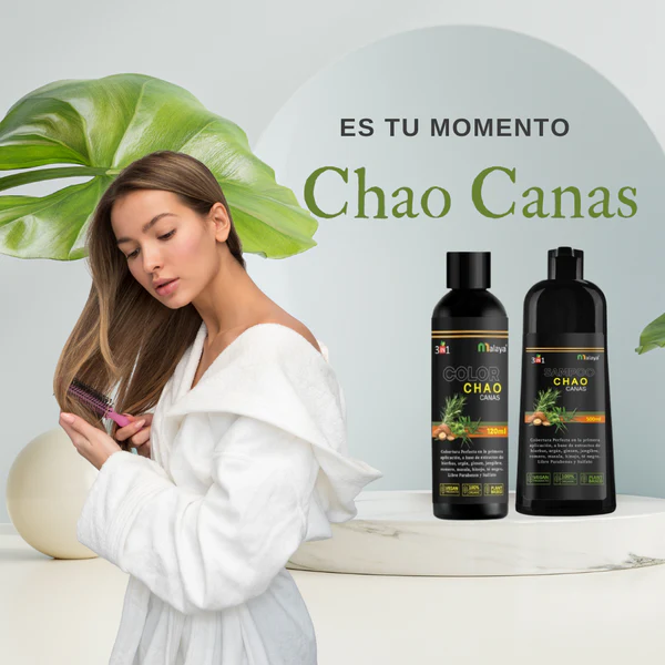 COMBO SHAMPOO CHAO CANAS 3 en 1 + TRATAMIENTO CAPILAR + ENVÍO GRATIS!